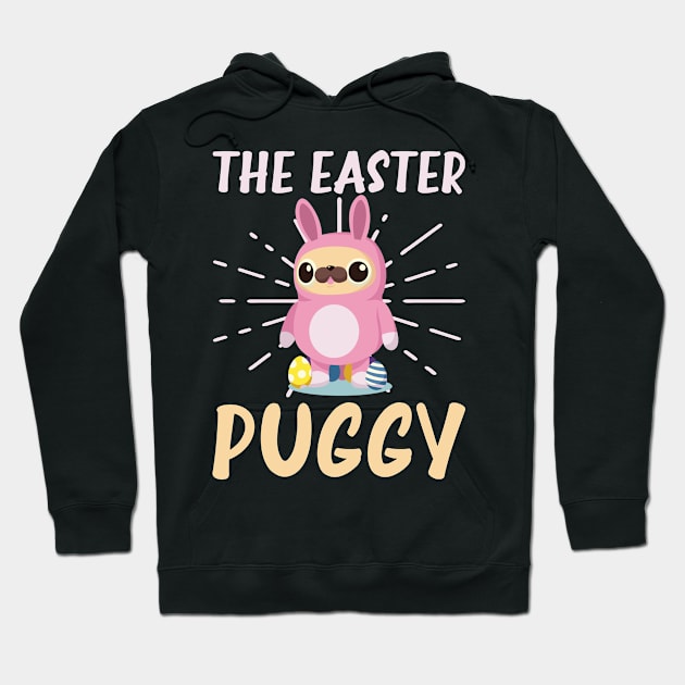 Easter Egg Shirt | The Easter Puggy Hoodie by Gawkclothing